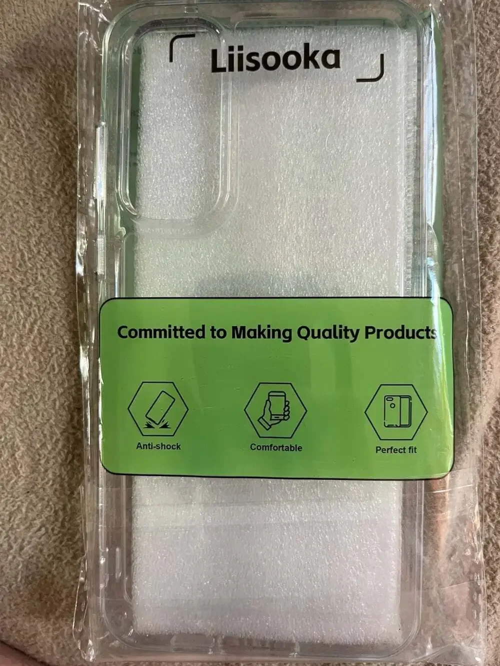 Liisooka Clear Protective Phone Case for Samsung Galaxy A55